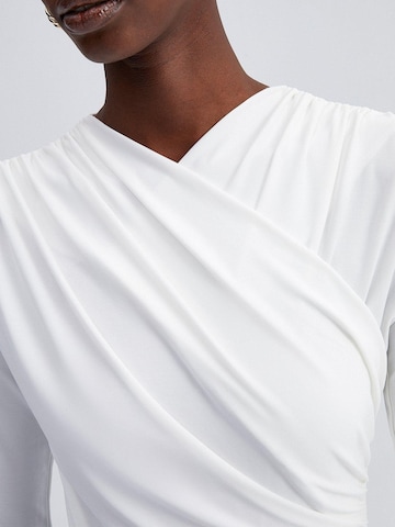 Body 'Draped Bodysuit' Touché Privé en beige