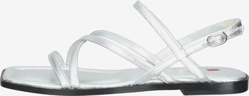 Högl Strap Sandals 'Sandy' in Silver