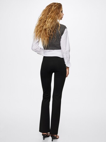 MANGO Flared Pants 'pilma' in Black