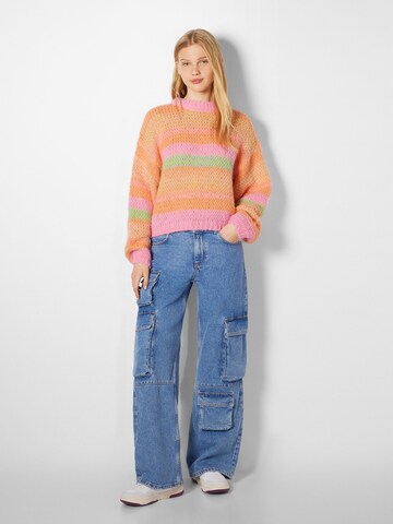 Bershka Sweater in Pink