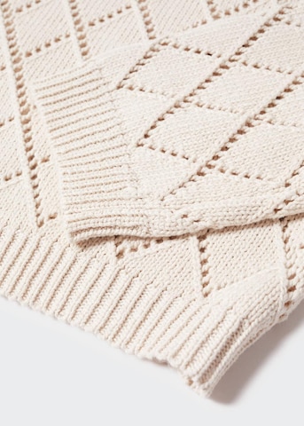 MANGO Sweater 'Altea' in Beige