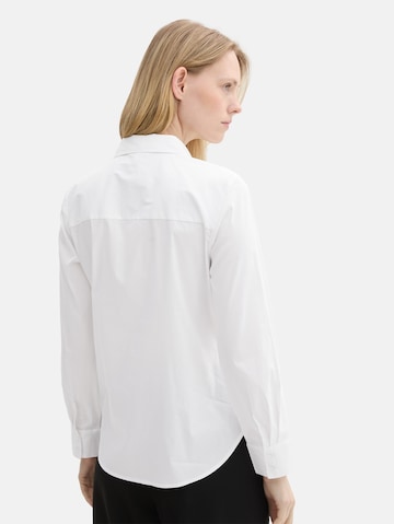 Chemisier TOM TAILOR en blanc