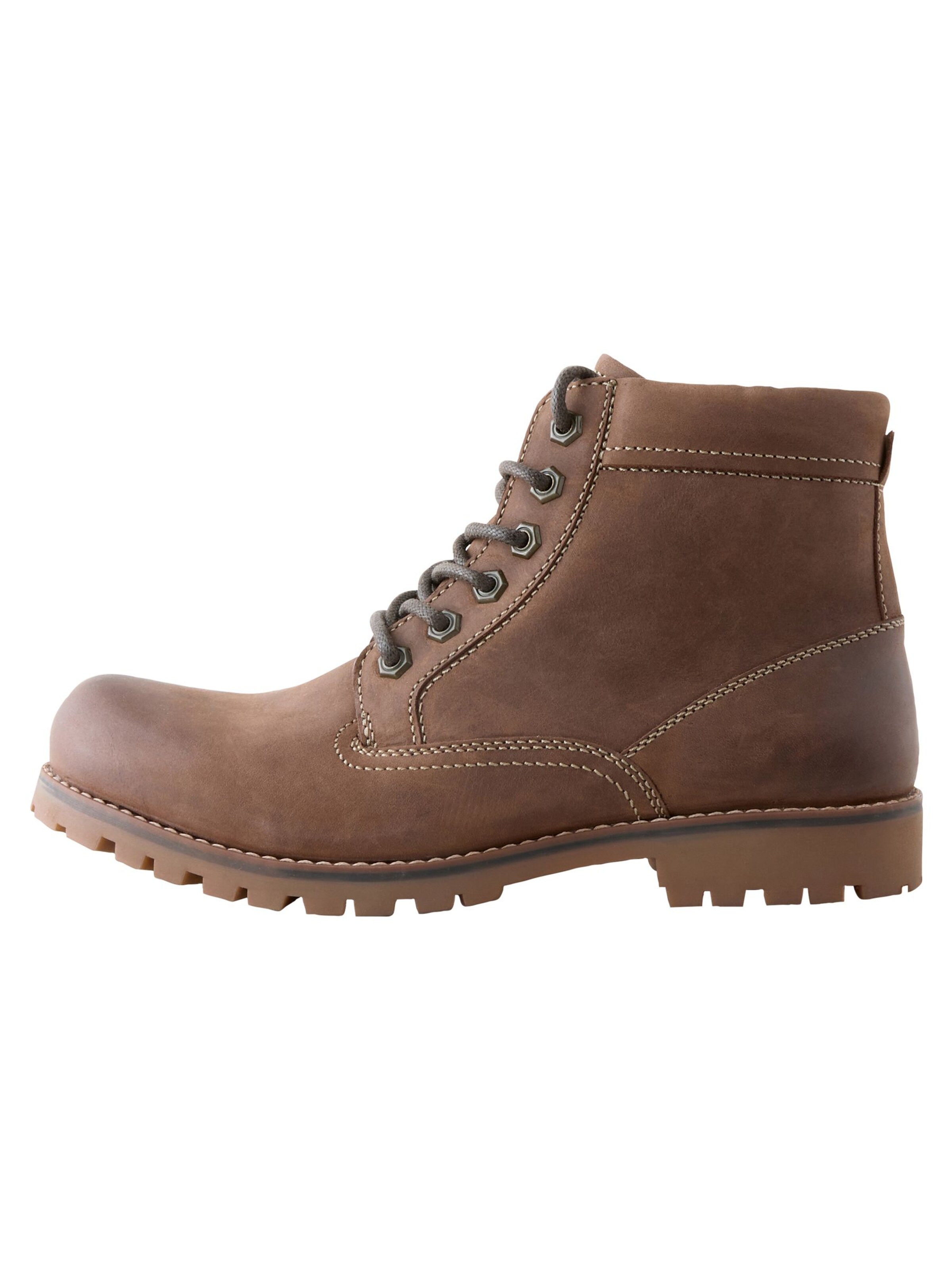 NextČizme na vezanje - smeđa boja: prednji dio