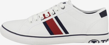 TOM TAILOR - Zapatillas deportivas bajas en blanco