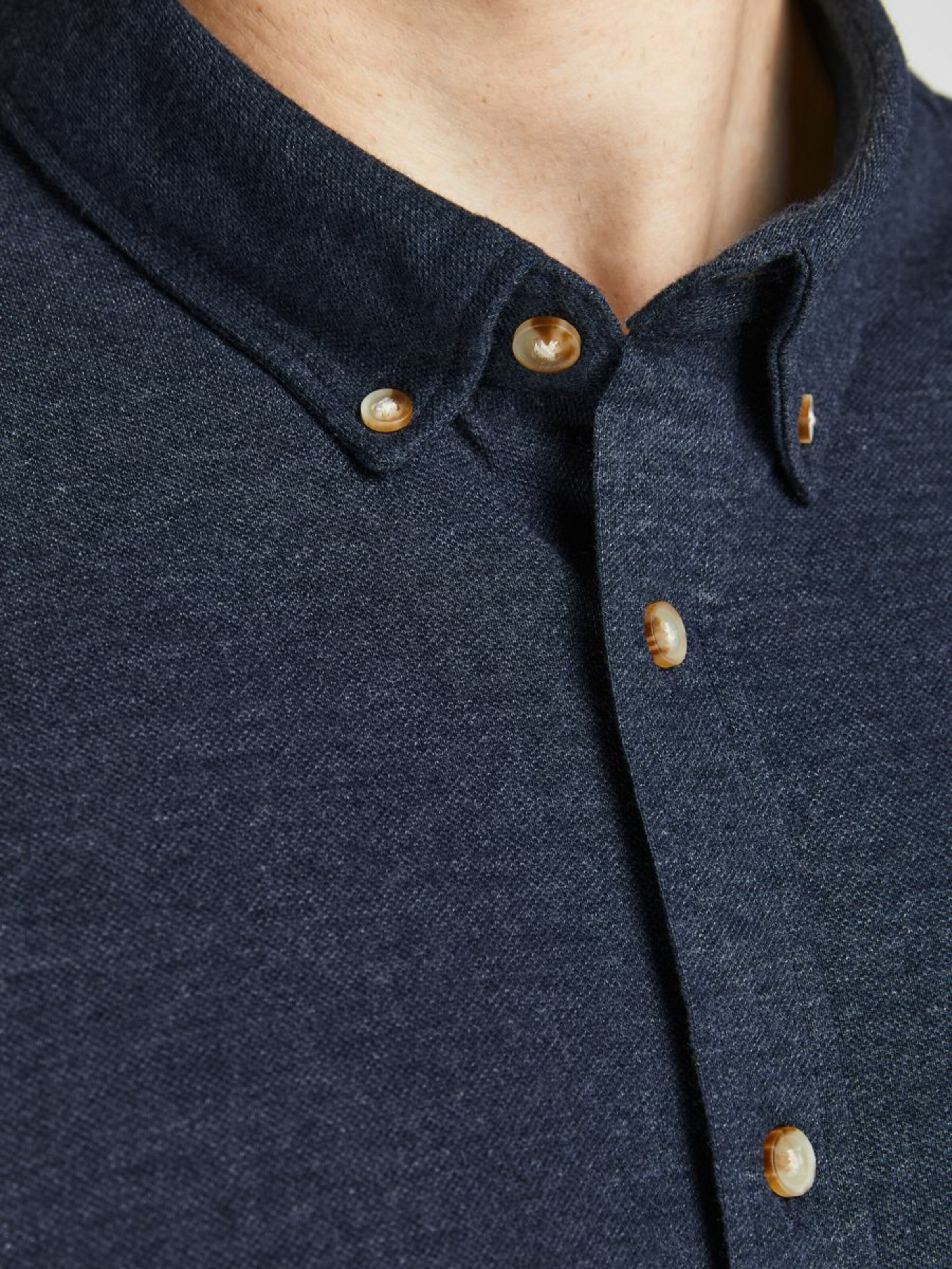 Männer Hemden Jack & Jones Plus Hemd in Dunkelblau - LU70833 Männer Hemden Jack & Jones Plus Hemd in Dunkelblau - LU70833