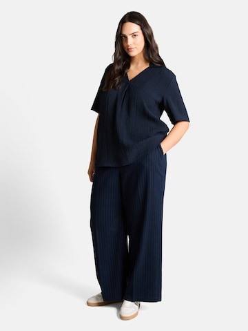 Tom Tailor Women + Blouse in Blue