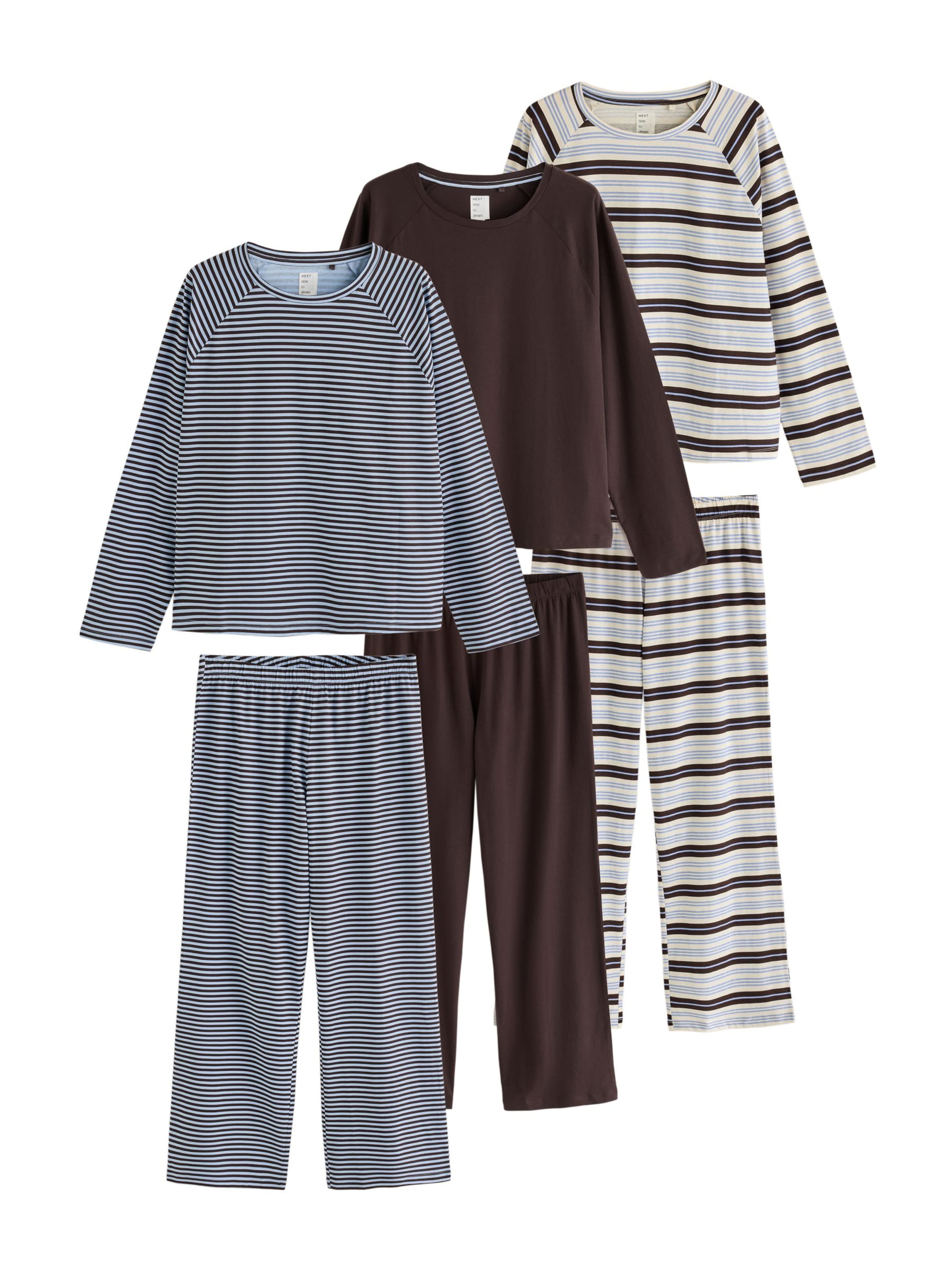 Next - Pijama en marrón: frente