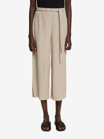 ESPRIT Wide Leg Hose in Beige: predná strana