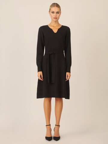 APART Knitted dress in Black