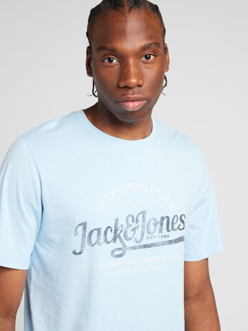 JACK & JONES T-Shirt 'Louie' in Blau