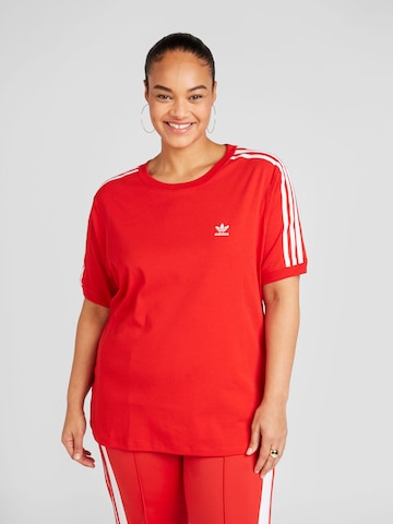 ADIDAS ORIGINALS Shirt in Red: front