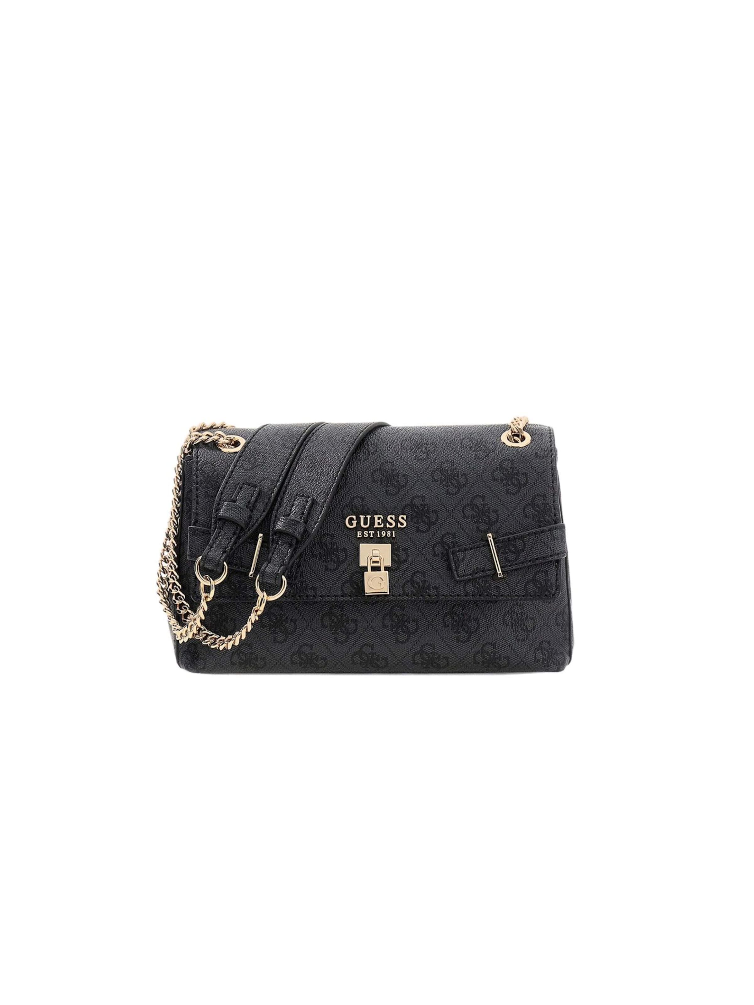 GUESS Umhängetasche 'Yesba Convertible Xbody Flap'‌‌‌‌‌‌‌‌‌ in Grau: Vorderseite