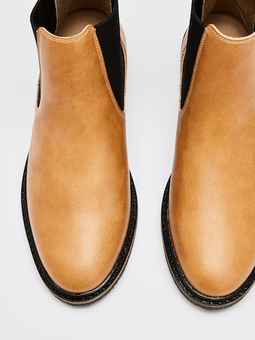 NINE TO FIVE Chelsea Boots 'Luka' i beige