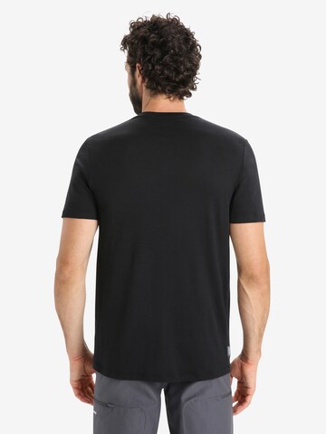 T-Shirt fonctionnel 'Tech Lite II Giant Ferns' ICEBREAKER en noir