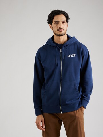 LEVI'S ® - Sudadera con cremallera en azul