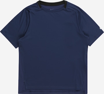 NIKETehnička sportska majica 'MULTI TECH' - plava boja: prednji dio