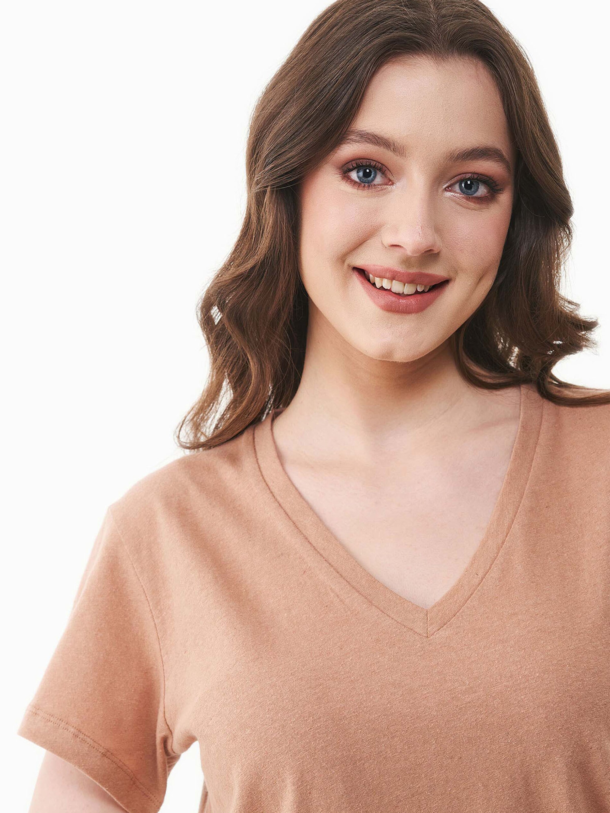 Organication T-Shirt in Beige