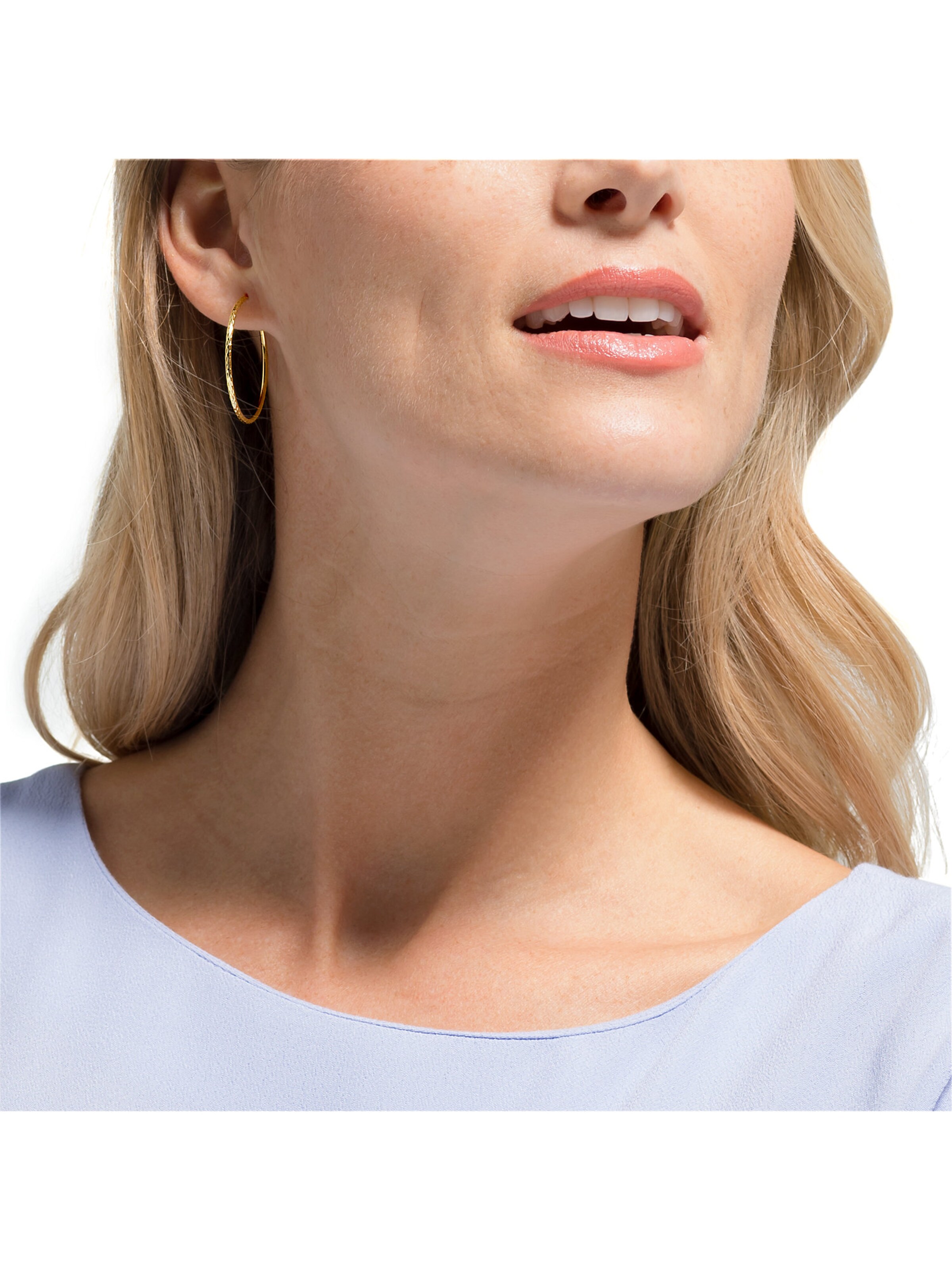 CHRIST Earrings in Yellow: front