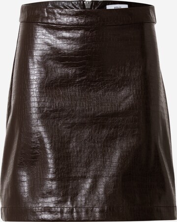 Envii Skirt 'ATOM' in Brown: front