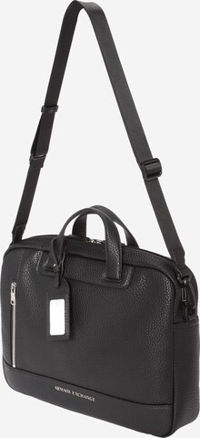 ARMANI EXCHANGE Torba na laptopa w kolorze czarny