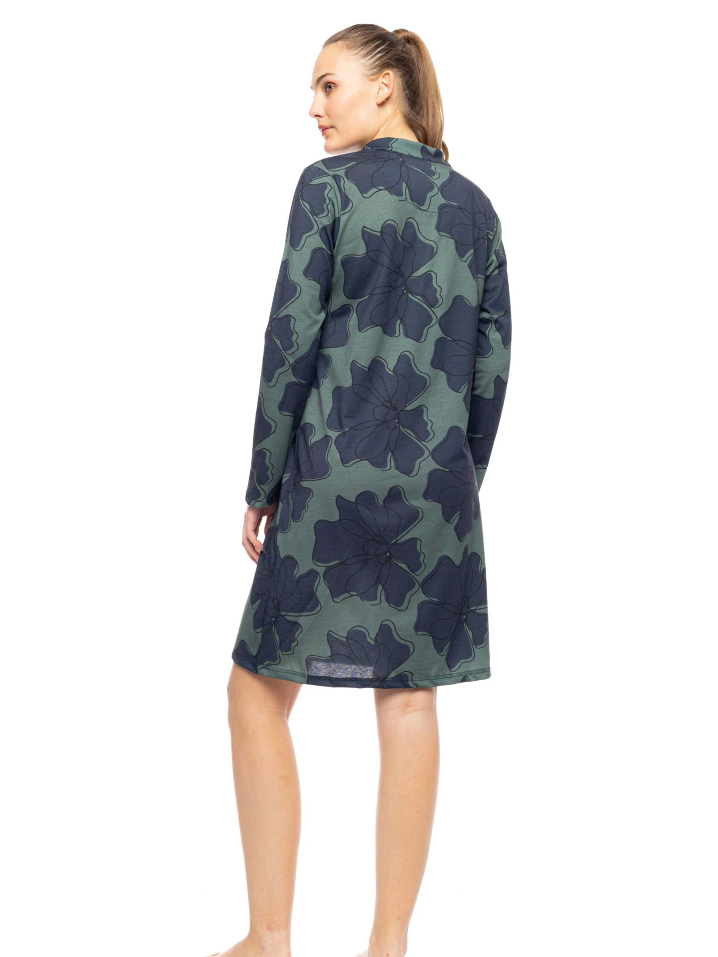 Chemise de nuit 'NIGHTGOWN FOREST BLOOM' Pink Label en vert
