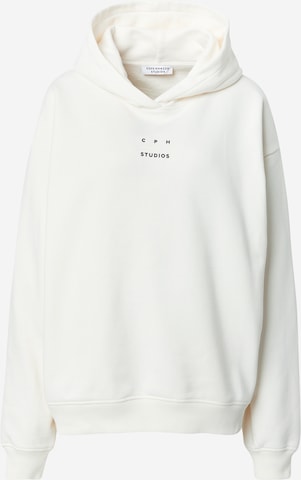 Copenhagen Studios Sweatshirt in White: front