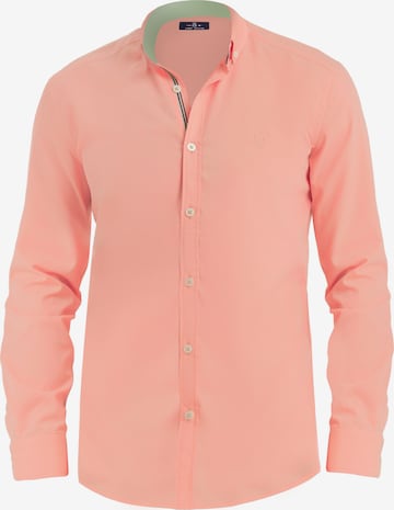 Jimmy Sanders Slim fit Button Up Shirt in Orange