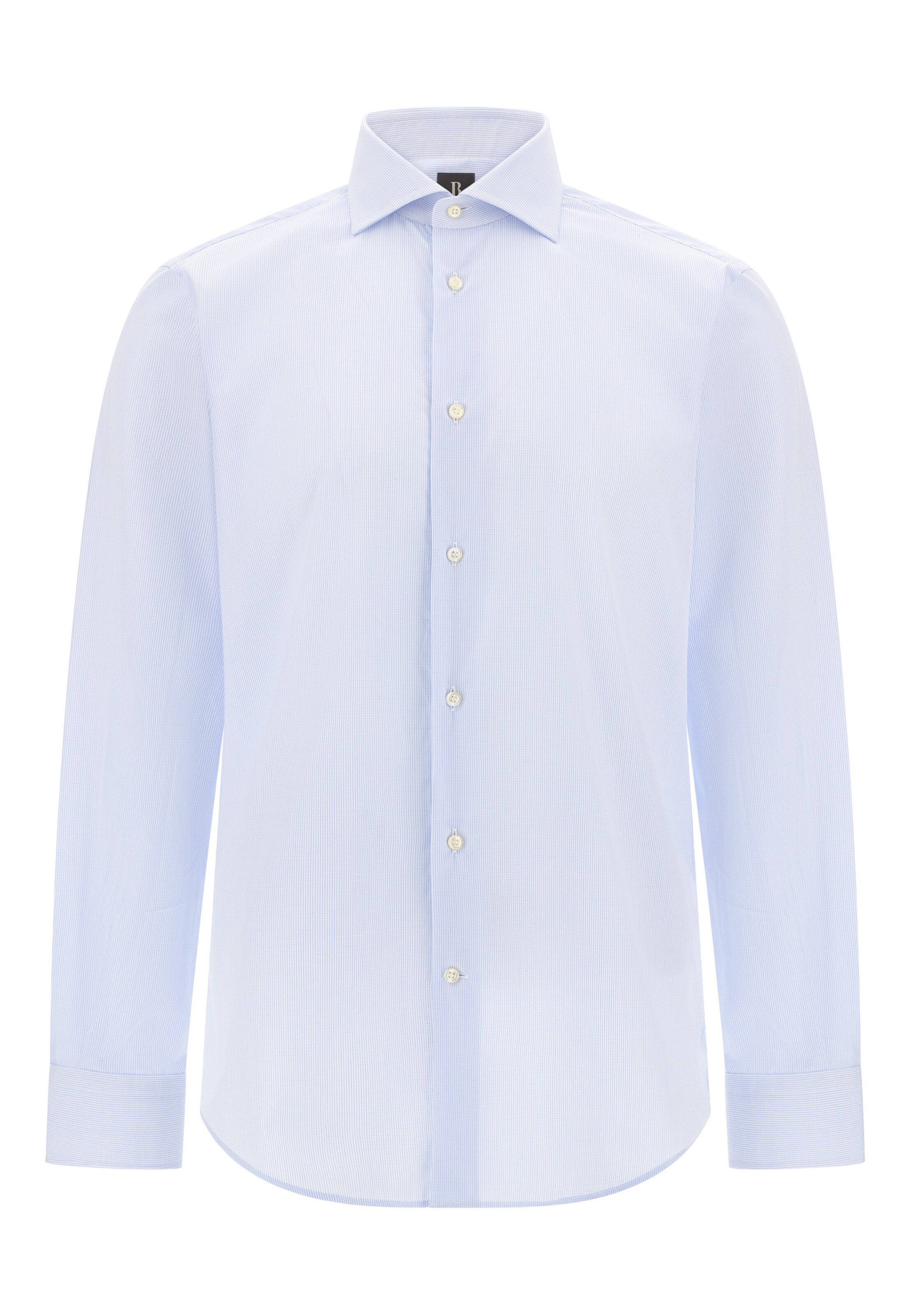 Coupe regular Chemise business Boggi Milano en bleu : devant