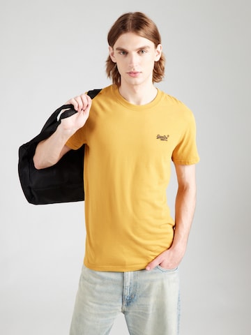 Superdry Тениска 'Vintage' в кафяво: отпред