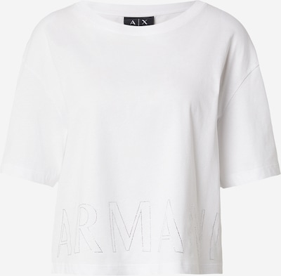 ARMANI EXCHANGE Paita värissä hopea / valkoinen, Tuotenäkymä