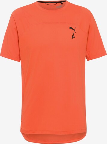 PUMA Performance Shirt in Orange: front