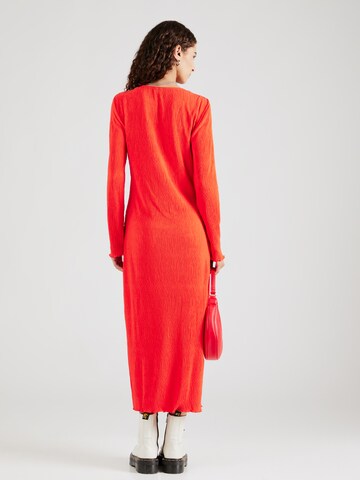 PIECES Dress 'PCFLORA' in Red