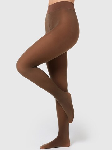 Nur Die Panty's ' Strumpfhose Warm & Transparent 80 DEN ' in Bruin: voorkant