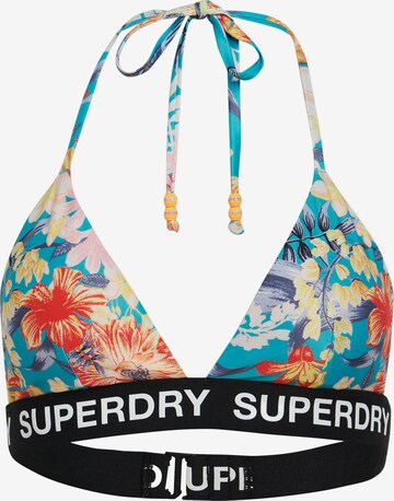 Superdry Triangle Bikini Top in Mixed colors: front