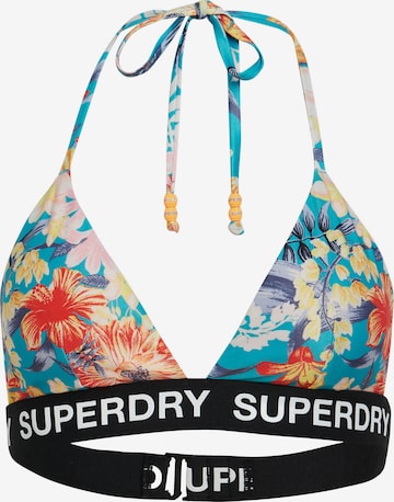 Superdry Triangel Bikinitop in Gemengde kleuren: voorkant