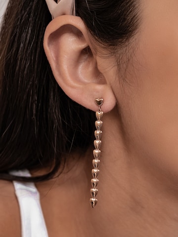 Hey Happiness Ohrringe 'Heart Cascade' in Gold