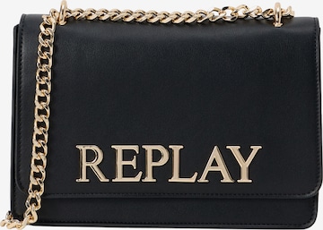 REPLAY Torba na ramię w kolorze czarny: przód