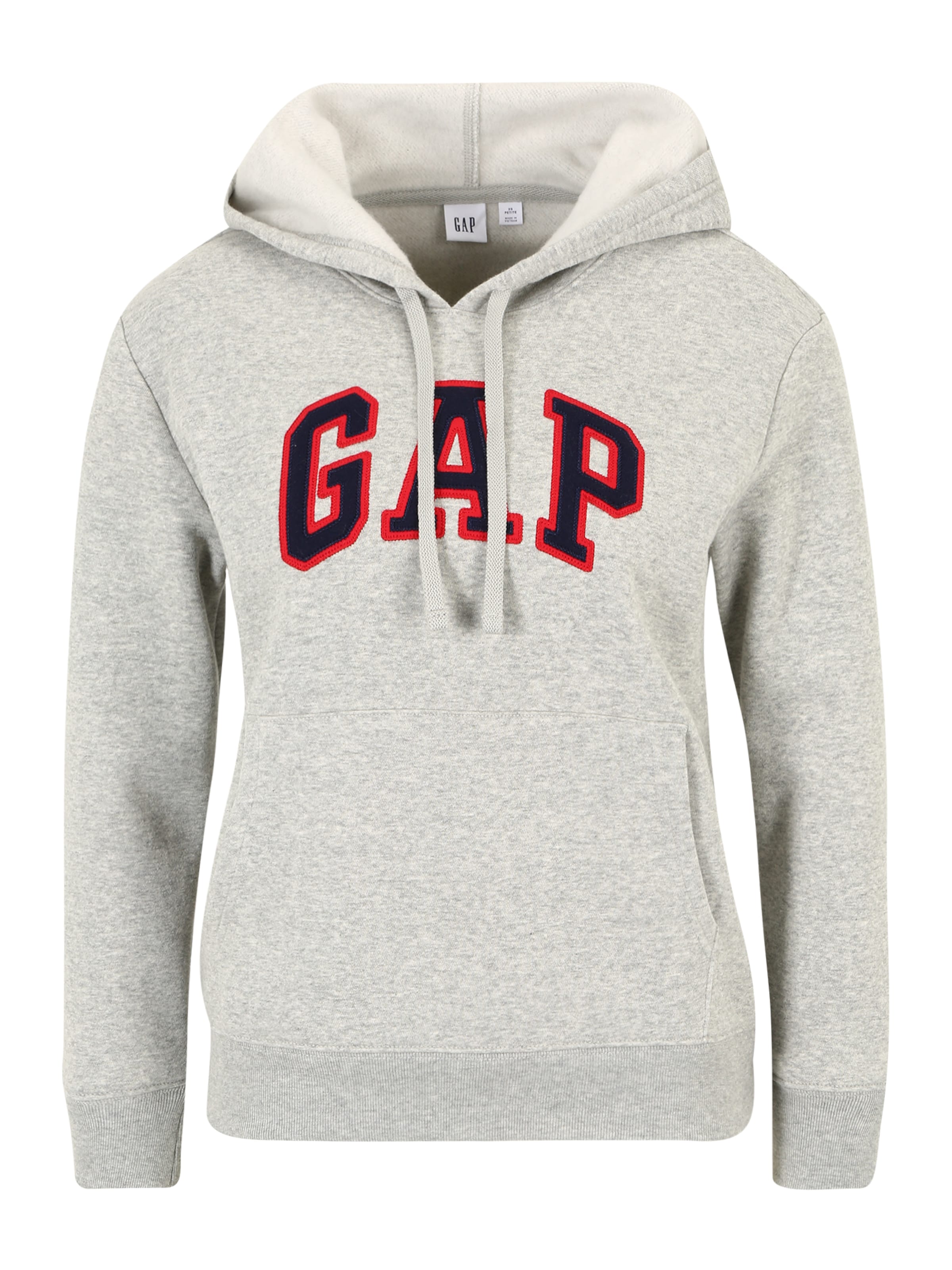 Gap Petite Sweatshirt 'HERITAGE' in Grau: Vorderseite