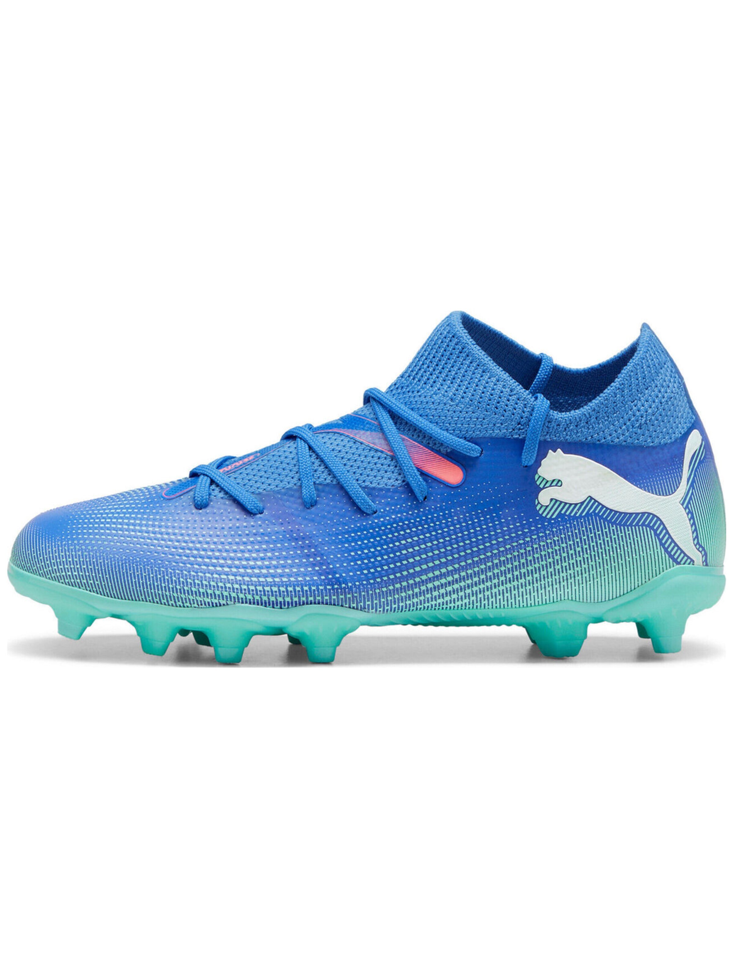 PUMA - Zapatillas de fútbol 'Puma Future 7 Match Fgag Jr' en azul: frente