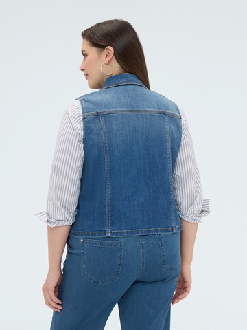 Gilet Fiorella Rubino en bleu