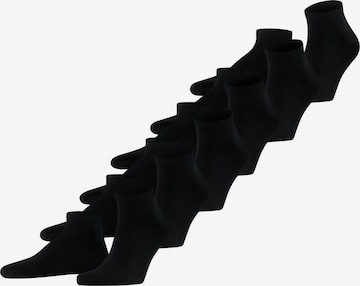 FALKE Socken 'Happy 6-Pack' in Schwarz: Vorderseite