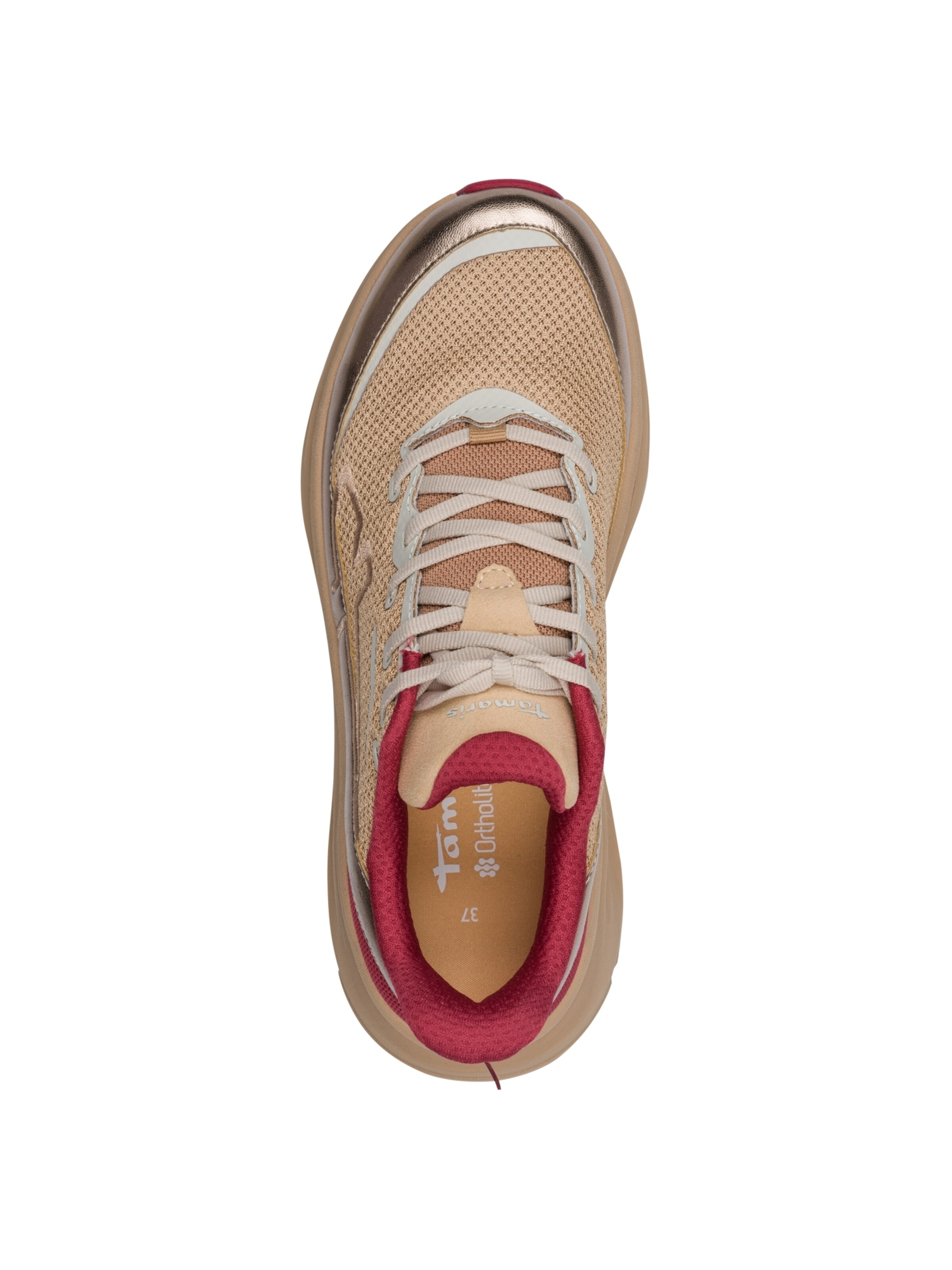 Baskets basses Tamaris en beige