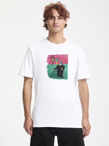 T-Shirt Volcom en blanc : devant