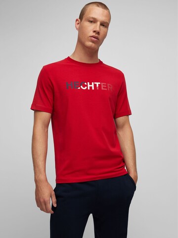 T-Shirt HECHTER PARIS en rouge : devant