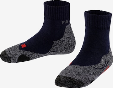 FALKE Athletic Socks 'TK2 Short' in Blue: front