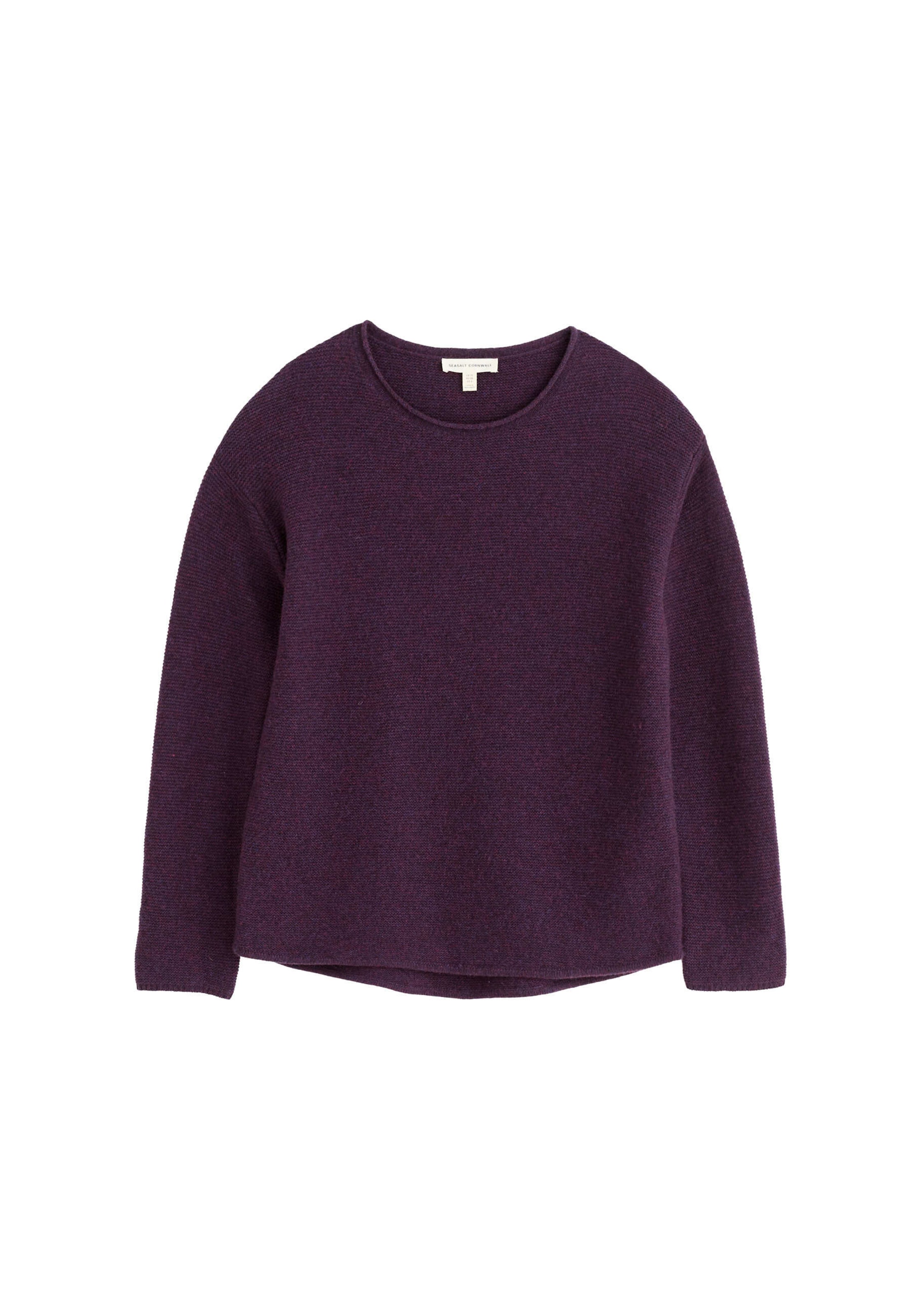 Seasalt Cornwall Sweater 'Fruity II' in Purple: front