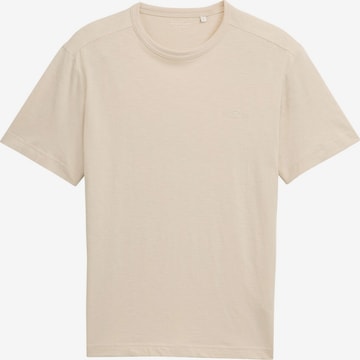 TOM TAILOR T-Shirt in Beige: Vorderseite