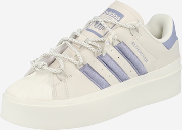 ADIDAS ORIGINALS Platform trainers 'Superstar Bonega' in Beige: front