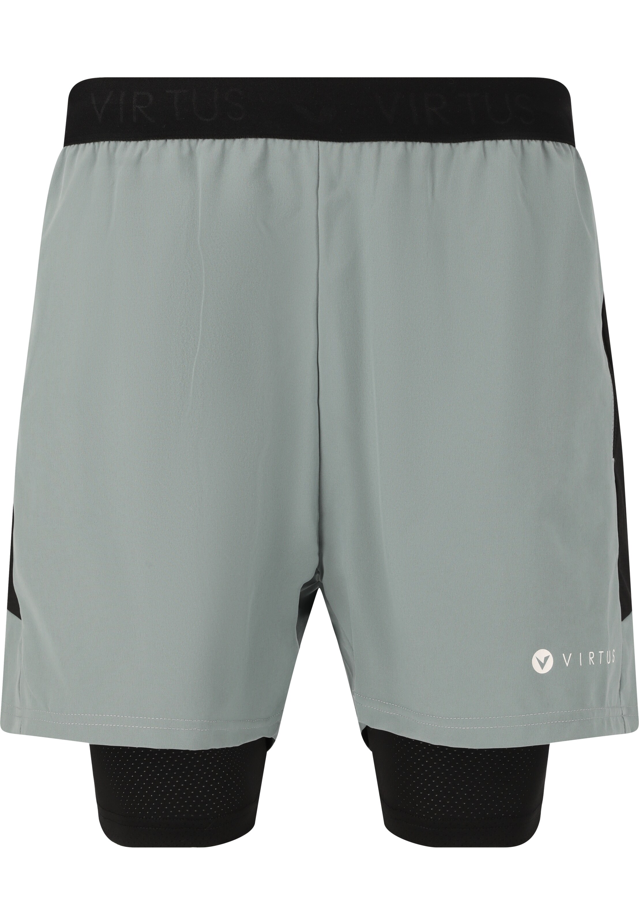 Virtus Shorts 'Dylan' in Grau: Vorderseite