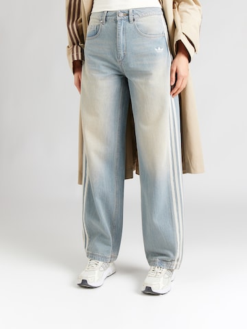 ADIDAS ORIGINALS Lużny krój Jeansy w kolorze niebieski: przód